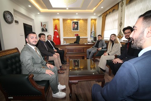 Ordu Üniversitesi Rektörü Prof. Dr. Orhan BAŞ Kaymakamımız Sayın Murat KARNAP'ı Makamında Ziyaret Etti.