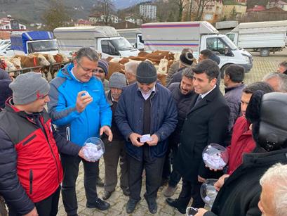 Kaymakamımız Sayın Murat KARNAP Bolaman Havzası Projesi Kapsamında İlçemizde Gerçekleştirilen Hayvan Dağıtım Programına Katıldı