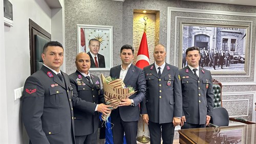 Jandarma Teşkilatı'nın 186. Kuruluş Yıl Dönümü Dolayısıyla Kaymakamlık Makamına Ziyaret
