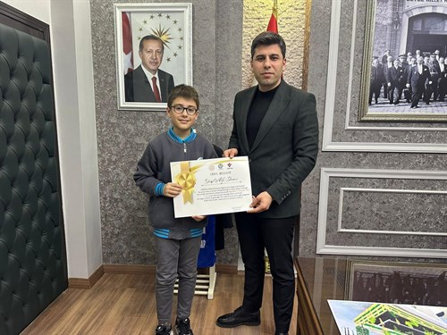 Bölge Birincisinden Sayın Kaymakamımıza Ziyaret